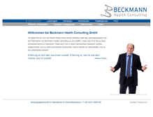 Tablet Screenshot of beckmann-health-consulting.de
